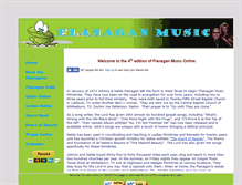 Tablet Screenshot of flanaganmusic.com